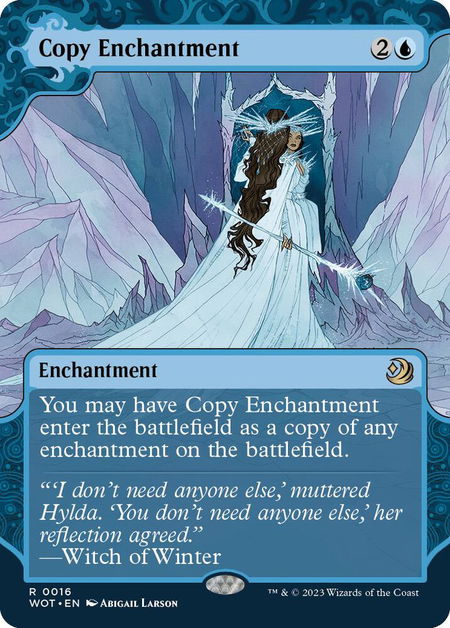 Copy Enchantment - Wilds of Eldraine: Enchanting Tales Magic: The Gathering trading card
