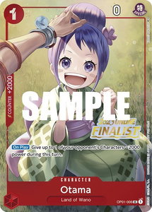 Otama (Online Regional 2023) [Finalist] - One Piece Promotion Cards (OP-PR) #OP01-006 - Promo One Piece Trading Card