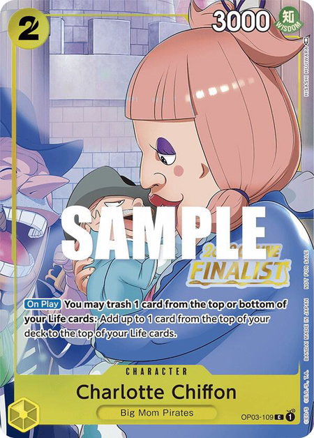 Charlotte Chiffon (Online Regional 2023) [Finalist] - One Piece Promotion Cards One Piece trading card