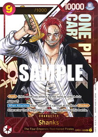 Shanks (Championship 2023) [Serial Number] - One Piece Promotion Cards (OP-PR) #OP01-120 - Promo One Piece Trading Card