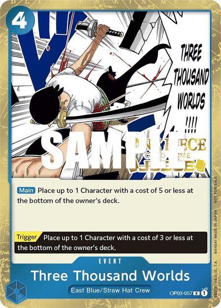 Three Thousand Worlds (Judge Pack Vol. 2) - One Piece Promotion Cards One Piece trading card