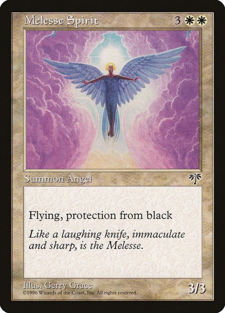 Melesse Spirit - Mirage Magic: The Gathering trading card