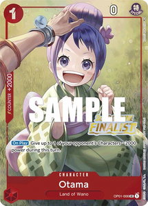 Otama (Offline Regional 2023) [Finalist] - One Piece Promotion Cards (OP-PR) #OP01-006 - Promo One Piece Trading Card
