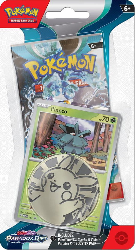 Paradox Rift Single Pack Blister [Pineco] - SV04: Paradox Rift Pokémon trading card