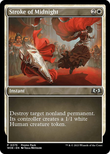 Stroke of Midnight - Promo Pack: Wilds of Eldraine Magic: The Gathering trading card
