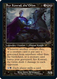 Syr Konrad, the Grim (Retro Frame) - WPN & Gateway Promos (WPN) #1 - Promo Magic: The Gathering Trading Card