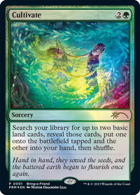 Cultivate (Bring-a-Friend Promo) - Unique and Miscellaneous Promos (UMP) #1 - Promo Magic: The Gathering Trading Card