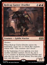 Redcap Gutter-Dweller - Promo Pack: Wilds of Eldraine (PPWOE) #146p - Rare Magic: The Gathering Trading Card