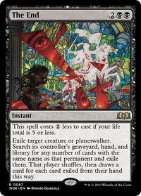 The End - Promo Pack: Wilds of Eldraine (PPWOE) #87p - Rare Magic: The Gathering Trading Card