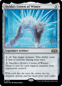 Hylda's Crown of Winter - Promo Pack: Wilds of Eldraine (PPWOE) #247p - Rare Magic: The Gathering Trading Card