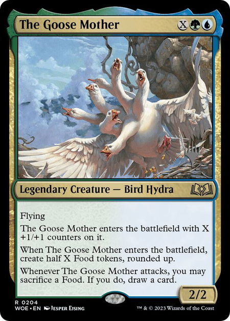 The Goose Mother - Promo Pack: Wilds of Eldraine Magic: The Gathering trading card