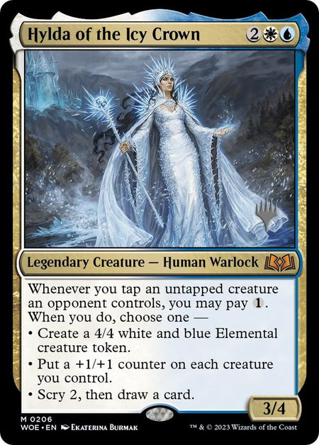 Hylda of the Icy Crown - Promo Pack: Wilds of Eldraine Magic: The Gathering trading card