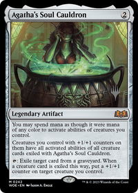 Agatha's Soul Cauldron - Promo Pack: Wilds of Eldraine (PPWOE) #242p - Mythic Magic: The Gathering Trading Card
