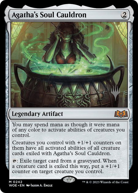 Agatha's Soul Cauldron - Promo Pack: Wilds of Eldraine Magic: The Gathering trading card