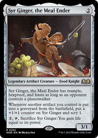 Syr Ginger, the Meal Ender - Promo Pack: Wilds of Eldraine (PPWOE) #252p - Rare Magic: The Gathering Trading Card