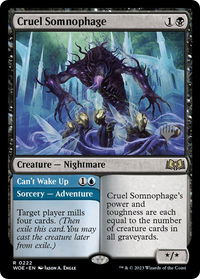 Cruel Somnophage - Promo Pack: Wilds of Eldraine (PPWOE) #222p - Rare Magic: The Gathering Trading Card