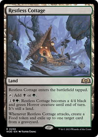 Restless Cottage - Promo Pack: Wilds of Eldraine (PPWOE) #258p - Rare Magic: The Gathering Trading Card