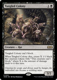 Tangled Colony - Promo Pack: Wilds of Eldraine (PPWOE) #113p - Rare Magic: The Gathering Trading Card