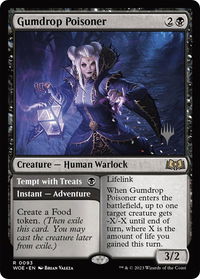 Gumdrop Poisoner - Promo Pack: Wilds of Eldraine (PPWOE) #93p - Rare Magic: The Gathering Trading Card
