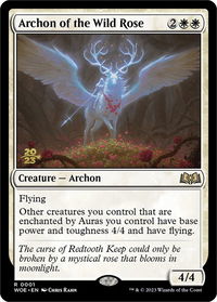 Archon of the Wild Rose - Prerelease Cards (PRE) #1s - Rare Magic: The Gathering Trading Card