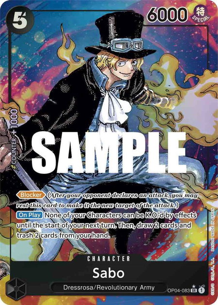 Sabo (Alternate Art) - Kingdoms of Intrigue One Piece trading card