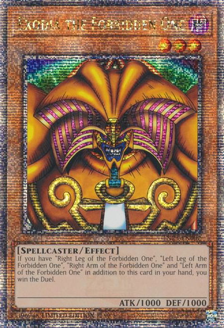 Exodia the Forbidden One (Quarter Century Secret Rare) - 25th Anniversary Tin: Dueling Heroes YuGiOh trading card