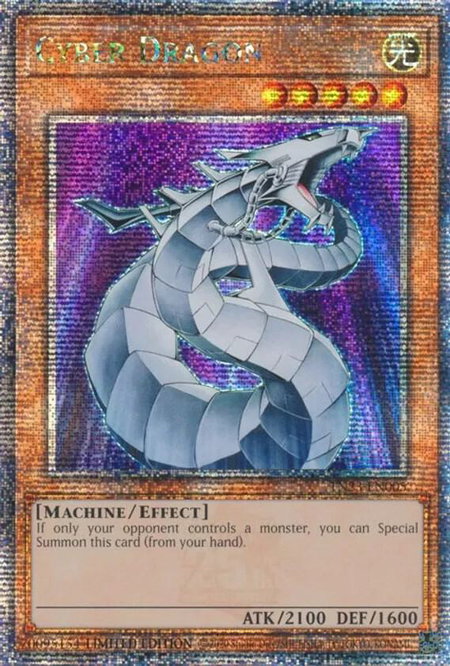 Cyber Dragon (Quarter Century Secret Rare) - 25th Anniversary Tin: Dueling Heroes YuGiOh trading card