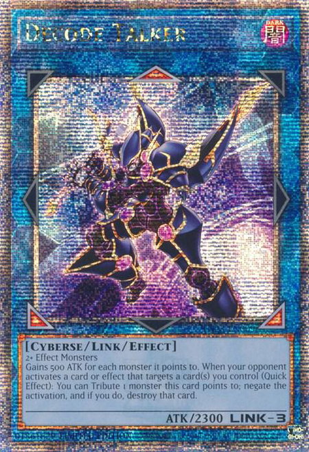 Decode Talker (Quarter Century Secret Rare) - 25th Anniversary Tin: Dueling Heroes YuGiOh trading card