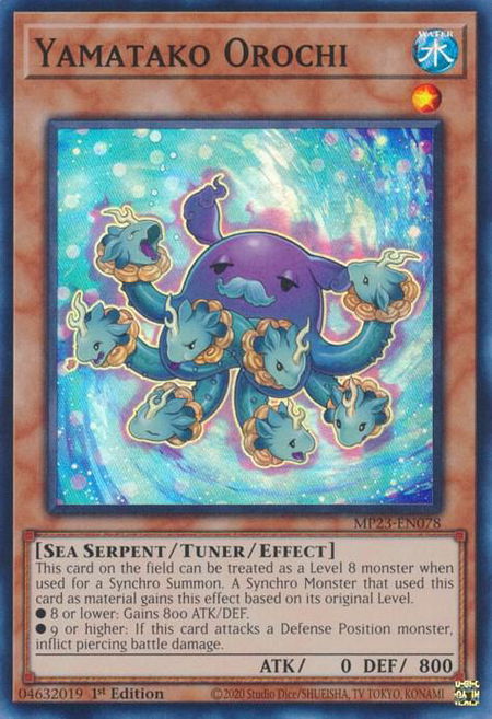 Yamatako Orochi trading card from 25th Anniversary Tin: Dueling Heroes Mega Pack Yamatako Orochi - 25th Anniversary Tin: Dueling Heroes Mega Pack YuGiOh trading card