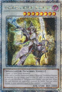 Enlightenment Paladin (Quarter Century Secret Rare) - 25th Anniversary Tin: Dueling Heroes (TN23) #TN23-EN010 - Quarter Century Secret Rare YuGiOh Trading Card
