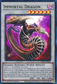 Immortal Dragon - 25th Anniversary Tin: Dueling Heroes Mega Pack (MP23) #MP23-EN085 - Ultra Rare YuGiOh Trading Card