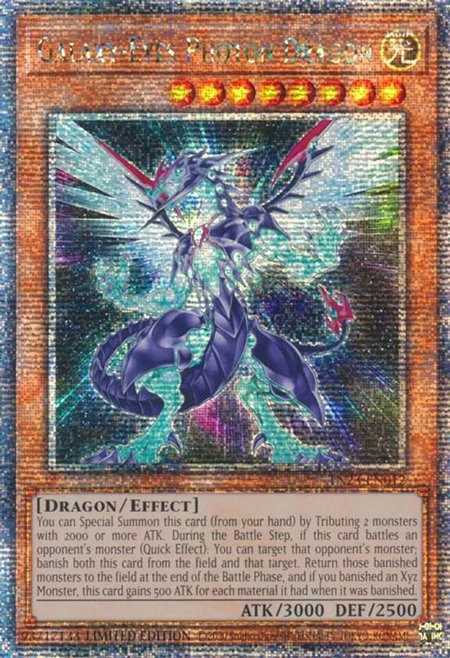 Galaxy-Eyes Photon Dragon (Quarter Century Secret Rare) - 25th Anniversary Tin: Dueling Heroes YuGiOh trading card