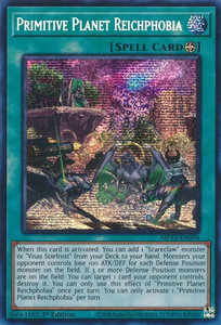 Primitive Planet Reichphobia - 25th Anniversary Tin: Dueling Heroes Mega Pack (MP23) #MP23-EN096 - Prismatic Secret Rare YuGiOh Trading Card