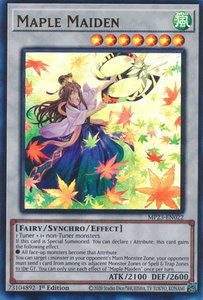 Maple Maiden - 25th Anniversary Tin: Dueling Heroes Mega Pack (MP23) #MP23-EN022 - Ultra Rare YuGiOh Trading Card