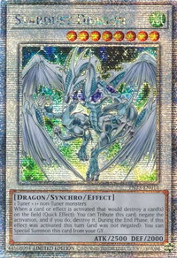 Stardust Dragon (Quarter Century Secret Rare) - 25th Anniversary Tin: Dueling Heroes (TN23) #TN23-EN016 - Quarter Century Secret Rare YuGiOh Trading Card