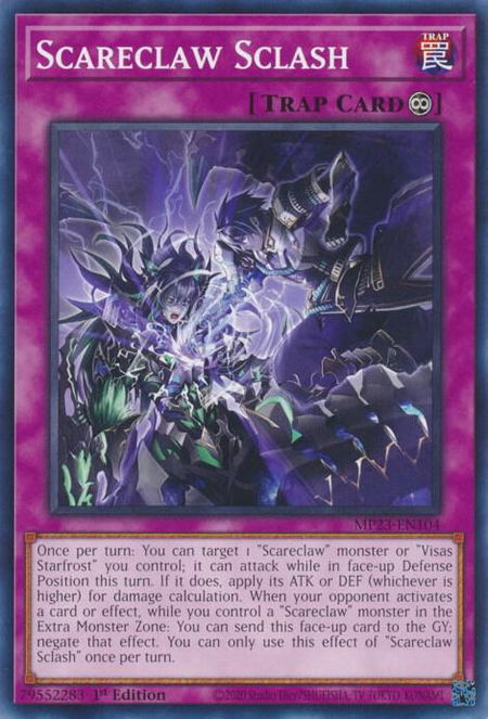 Scareclaw Sclash trading card from 25th Anniversary Tin: Dueling Heroes Mega Pack Scareclaw Sclash - 25th Anniversary Tin: Dueling Heroes Mega Pack YuGiOh trading card