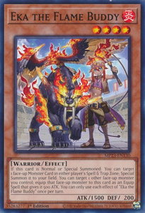 Eka the Flame Buddy - 25th Anniversary Tin: Dueling Heroes Mega Pack (MP23) #MP23-EN130 - Common / Short Print YuGiOh Trading Card