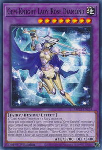 Gem-Knight Lady Rose Diamond - 25th Anniversary Tin: Dueling Heroes Mega Pack (MP23) #MP23-EN134 - Common / Short Print YuGiOh Trading Card