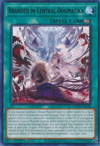 Branded in Central Dogmatika - 25th Anniversary Tin: Dueling Heroes Mega Pack (MP23) #MP23-EN138 - Rare YuGiOh Trading Card