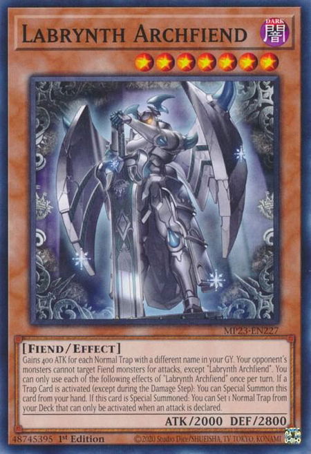Labrynth Archfiend - 25th Anniversary Tin: Dueling Heroes Mega Pack YuGiOh trading card