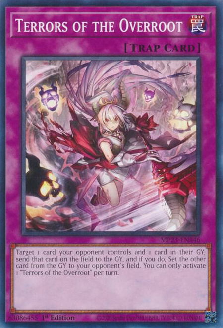 Terrors of the Overroot trading card from 25th Anniversary Tin: Dueling Heroes Mega Pack Terrors of the Overroot - 25th Anniversary Tin: Dueling Heroes Mega Pack YuGiOh trading card