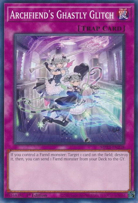 Archfiend's Ghastly Glitch trading card from 25th Anniversary Tin: Dueling Heroes Mega Pack Archfiend's Ghastly Glitch - 25th Anniversary Tin: Dueling Heroes Mega Pack YuGiOh trading card