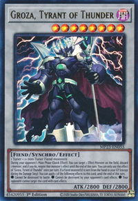 Groza, Tyrant of Thunder - 25th Anniversary Tin: Dueling Heroes Mega Pack (MP23) #MP23-EN055 - Ultra Rare YuGiOh Trading Card