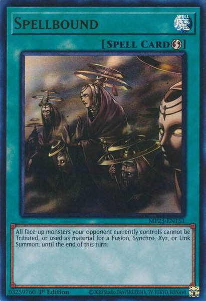 Spellbound trading card from 25th Anniversary Tin: Dueling Heroes Mega Pack Spellbound - 25th Anniversary Tin: Dueling Heroes Mega Pack YuGiOh trading card