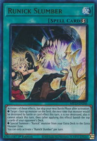 Runick Slumber - 25th Anniversary Tin: Dueling Heroes Mega Pack (MP23) #MP23-EN246 - Ultra Rare YuGiOh Trading Card