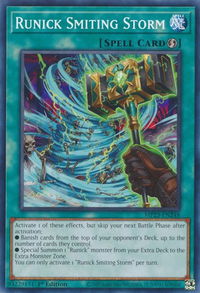 Runick Smiting Storm - 25th Anniversary Tin: Dueling Heroes Mega Pack (MP23) #MP23-EN248 - Common / Short Print YuGiOh Trading Card