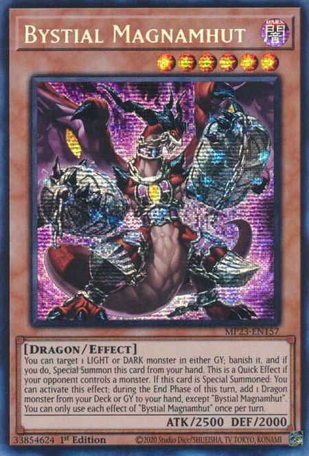 Bystial Magnamhut - 25th Anniversary Tin: Dueling Heroes Mega Pack YuGiOh trading card