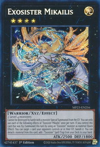 Exosister Mikailis - 25th Anniversary Tin: Dueling Heroes Mega Pack (MP23) #MP23-EN256 - Prismatic Secret Rare YuGiOh Trading Card