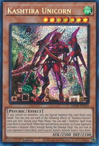 Kashtira Unicorn - 25th Anniversary Tin: Dueling Heroes Mega Pack (MP23) #MP23-EN164 - Prismatic Secret Rare YuGiOh Trading Card