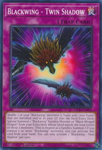 Blackwing - Twin Shadow - 25th Anniversary Tin: Dueling Heroes Mega Pack (MP23) #MP23-EN207 - Common / Short Print YuGiOh Trading Card